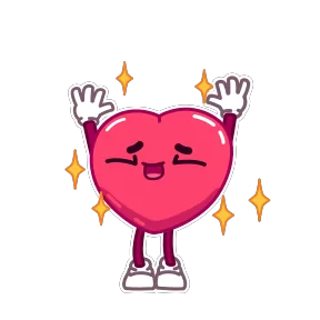 Стикер из набора Сердечко