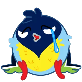 Стикерпак Синичка для мессенджера MAX — 22 стикера