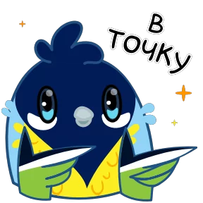 Стикер из набора Синичка