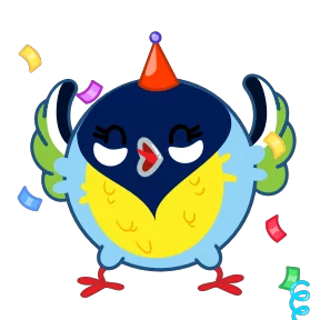 Стикер из набора Синичка