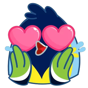 Стикер из набора Синичка