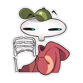 Стикер из набора Skeleton