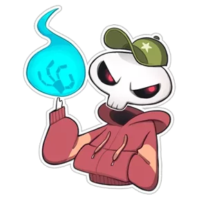 Стикер из набора Skeleton