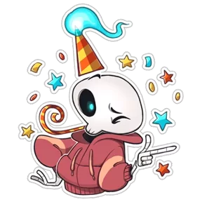 Стикер из набора Skeleton