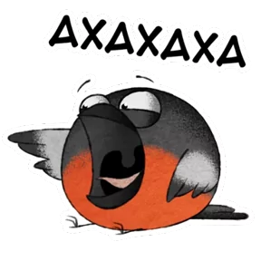 Стикер из набора Снегирь