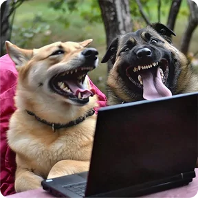 Стикер из набора Собакены