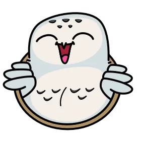 Стикер из набора Сова