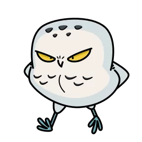 Стикер из набора Сова