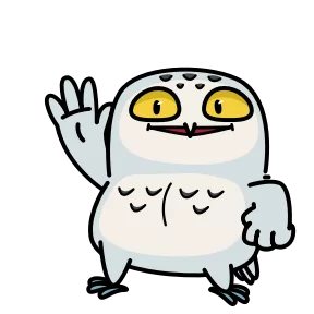 Стикер из набора Сова