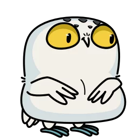 Стикер из набора Сова