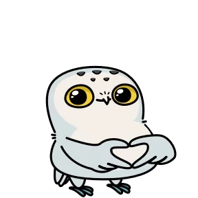 Стикер из набора Сова