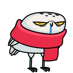 Стикер из набора Сова