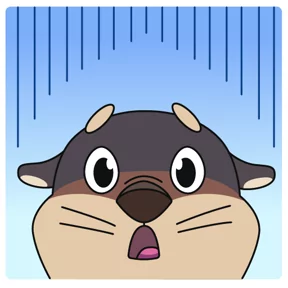 Стикер из набора Выдра