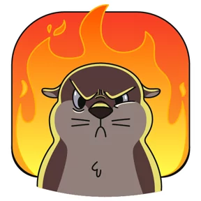 Стикер из набора Выдра