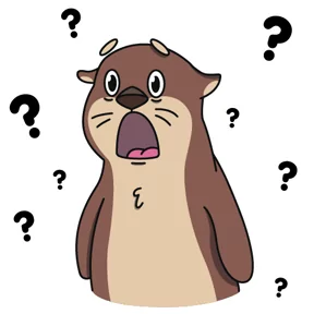 Стикер из набора Выдра