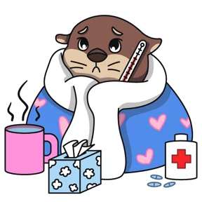 Стикер из набора Выдра