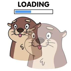 Стикер из набора Выдра