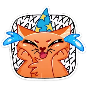 Стикер из набора Вжух и Малевич