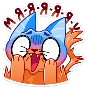 Стикер из набора Вжух и Малевич