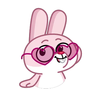 Стикер из набора Зая