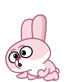 Стикер из набора Зая