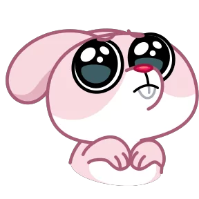 Стикер из набора Зая