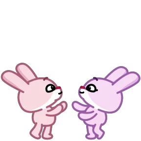 Стикер из набора Зая