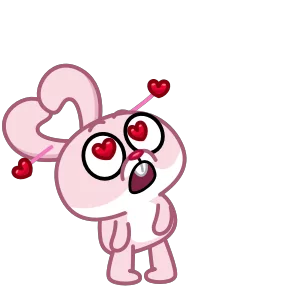 Стикер из набора Зая