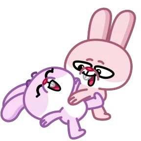 Стикер из набора Зая