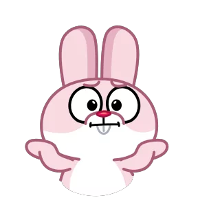 Стикер из набора Зая