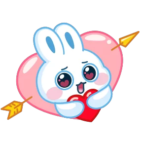 Стикер из набора Заяц