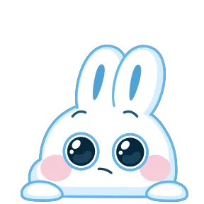 Стикер из набора Заяц