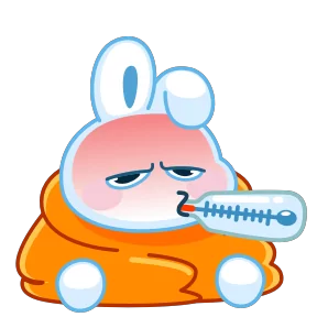 Стикер из набора Заяц