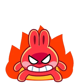 Стикер из набора Заяц