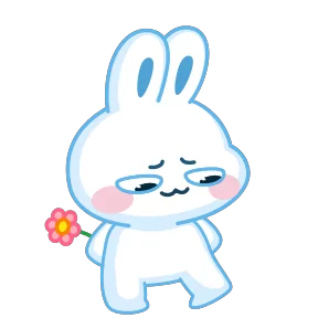 Стикер из набора Заяц