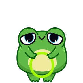 Стикер из набора Жабка