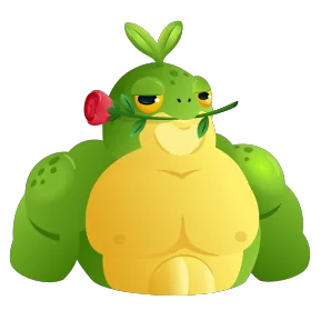 Стикер из набора Жабка