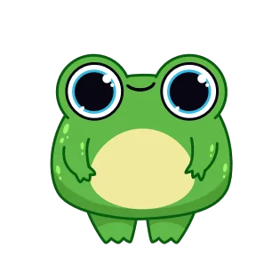 Стикер из набора Жабка