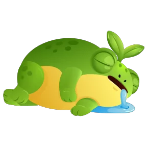 Стикер из набора Жабка