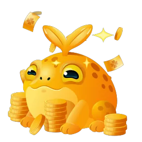 Стикер из набора Жабка