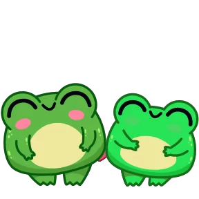 Стикер из набора Жабка