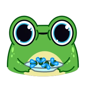 Стикер из набора Жабка