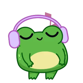 Стикер из набора Жабка