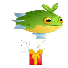 Стикер из набора Жабка