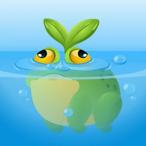 Стикер из набора Жабка