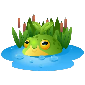 Стикер из набора Жабка