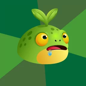 Стикер из набора Жабка