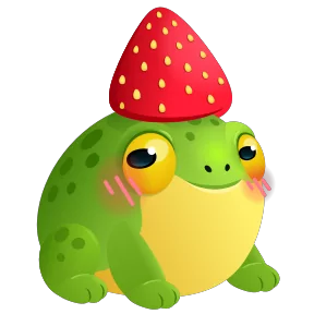 Стикер из набора Жабка