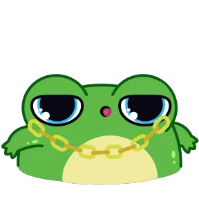 Стикер из набора Жабка