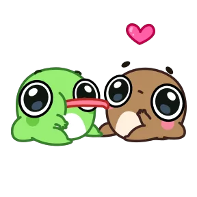 Стикер из набора Жабки